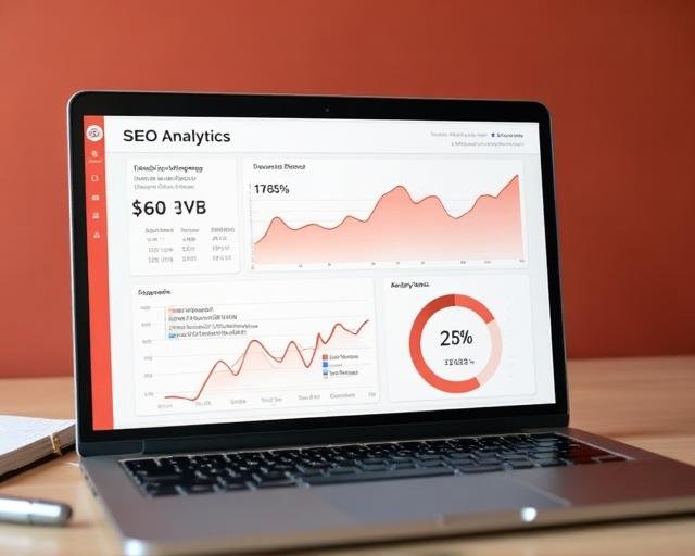 Laptop sa SEO analitikom