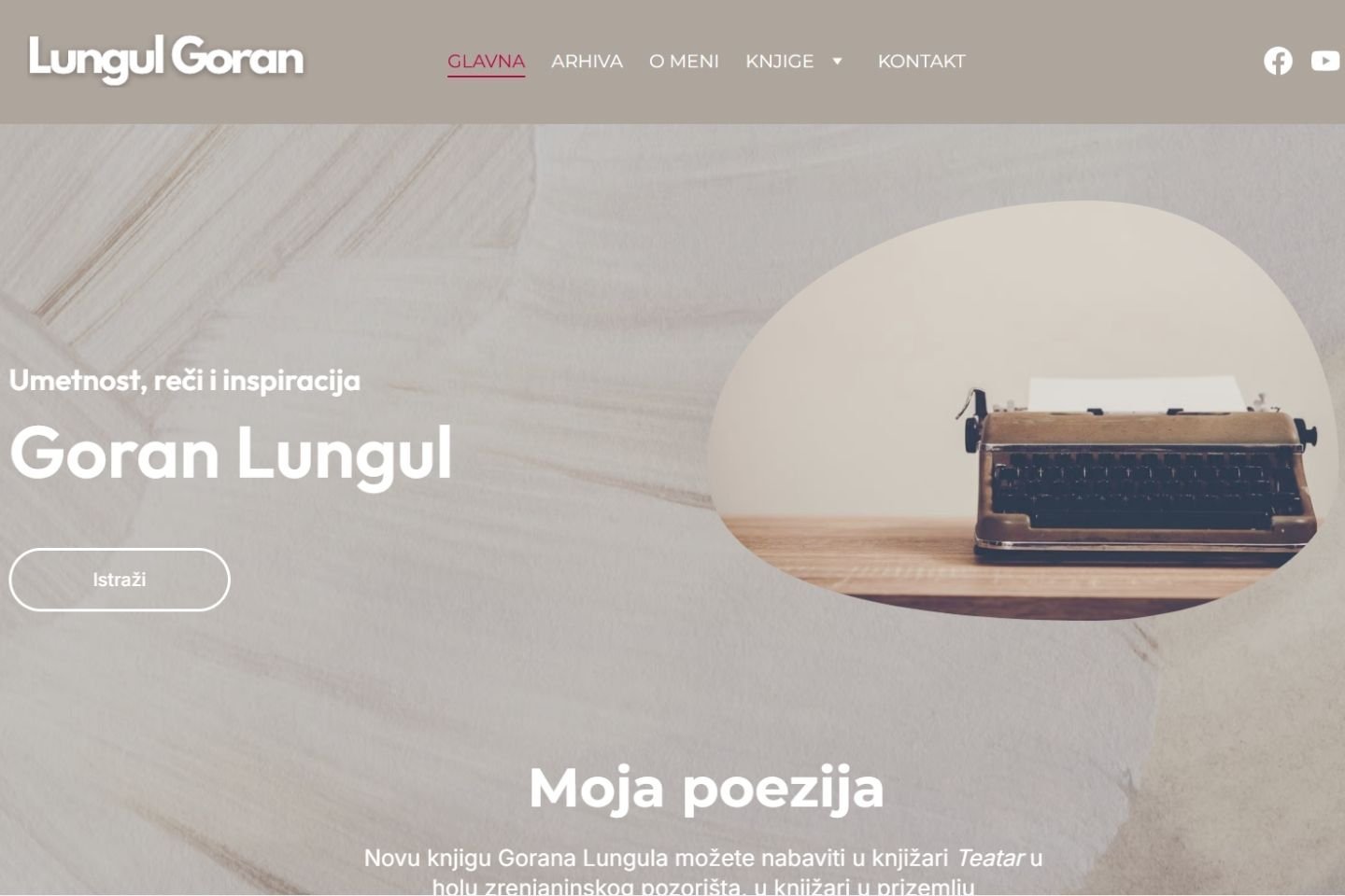 Goran Lungul, pesnik
